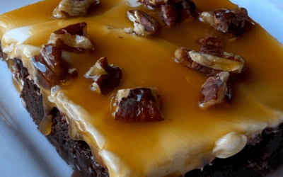 EASY TURTLE BROWNIES – The Southern Lady Cooks