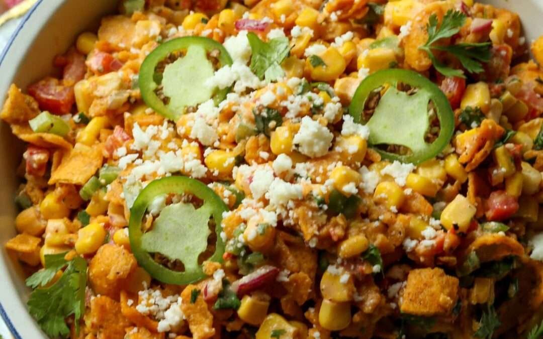 Spicy Frito Corn Salad | Cookies and Cups