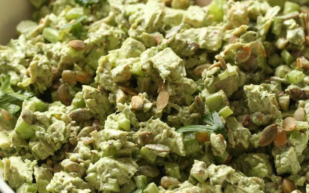 Green Goddess Chicken Salad | Cookies and Cups