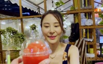 Angel Smoothie girl JODD FAIRS Night market | Thai Bangkok street food