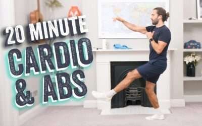 NEW!!!! 20 Minute FAT BURNING Cardio & Abs HOME HIIT Workout | The Body Coach TV