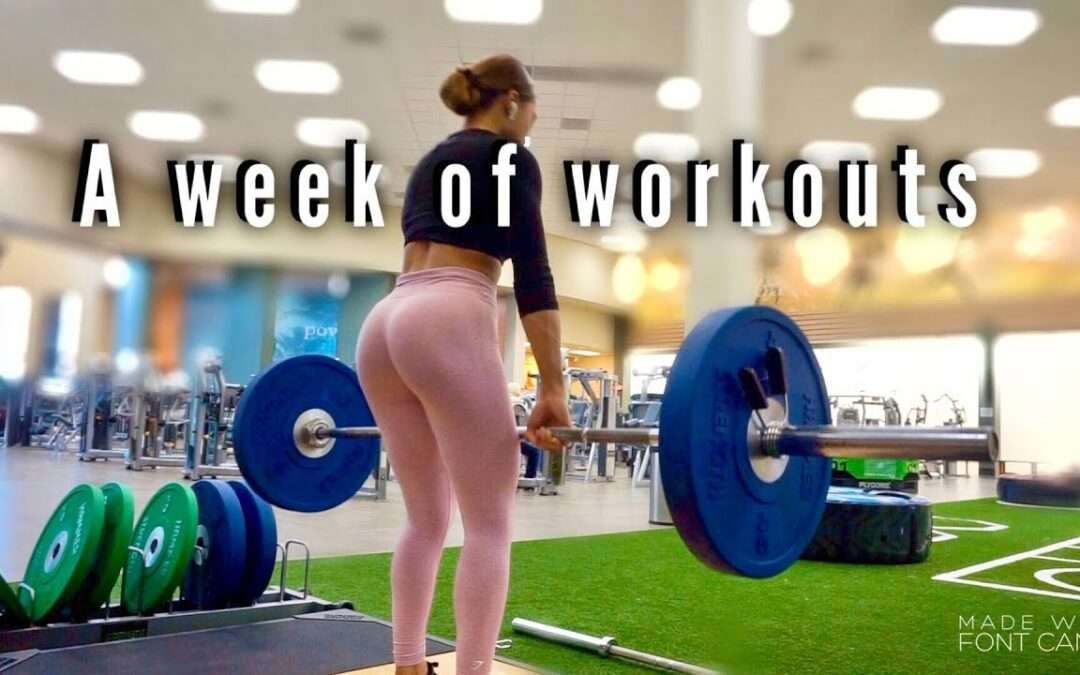 A FULL WEEK OF WORKOUTS (MY WORKOUT ROUTINE)