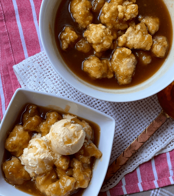 AMISH CARAMEL DUMPLINGS – The Southern Lady Cooks