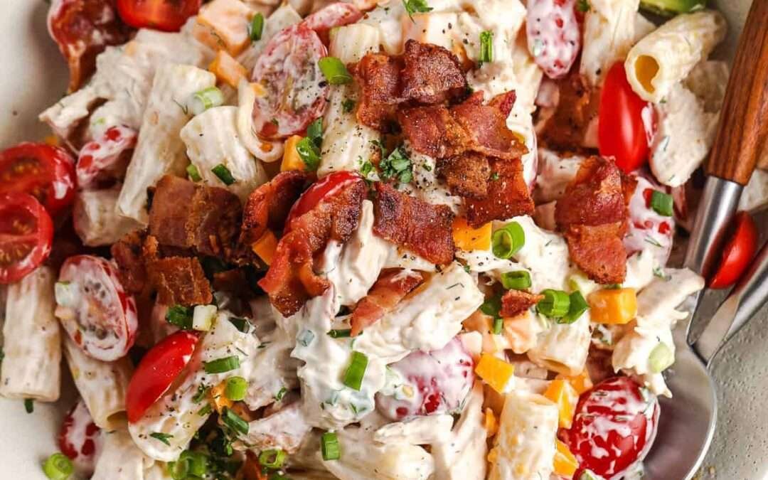 Creamy Chicken Pasta Salad – Spend With Pennies