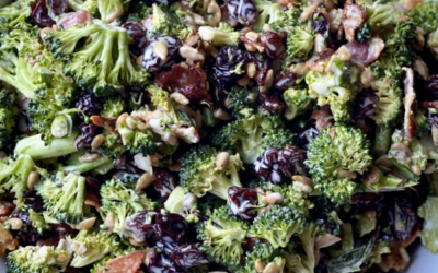 BROCCOLI RAISIN SALAD – The Southern Lady Cooks