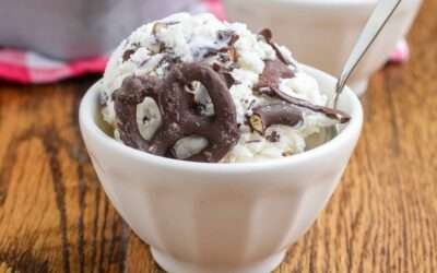 Chocolate Covered Pretzel Ice Cream