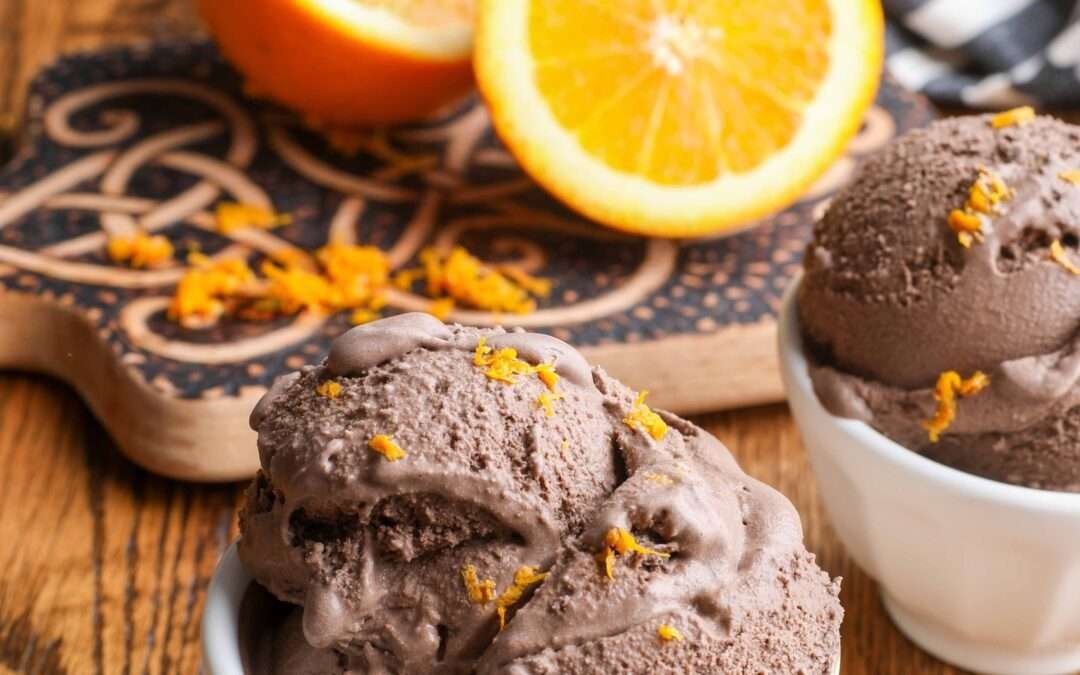 Chocolate Orange Ice Cream – Barefeet in the Kitchen