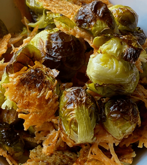 GARLIC PARMESAN BRUSSELS SPROUTS – The Southern Lady Cooks