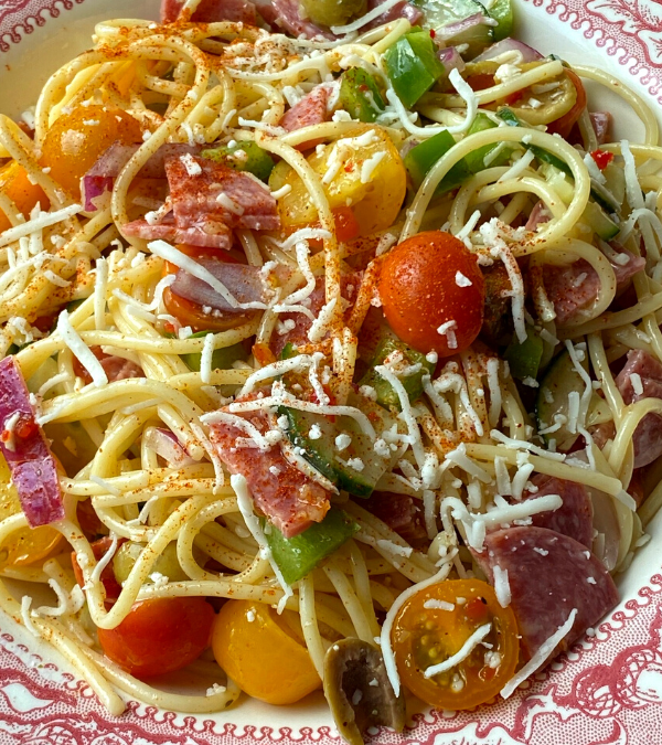 ITALIAN SPAGHETTI SALAD – The Southern Lady Cooks
