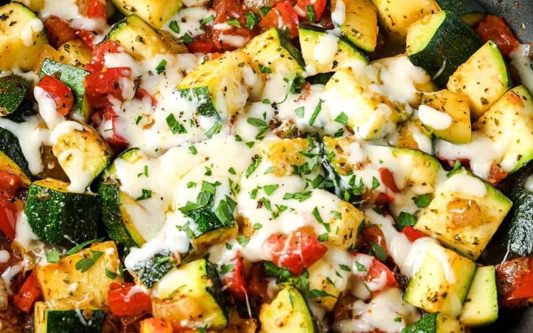 Sauteed Zucchini and Tomatoes (30 Minute Meal!)