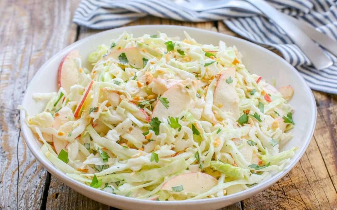 Sweet and Spicy Apple Coleslaw