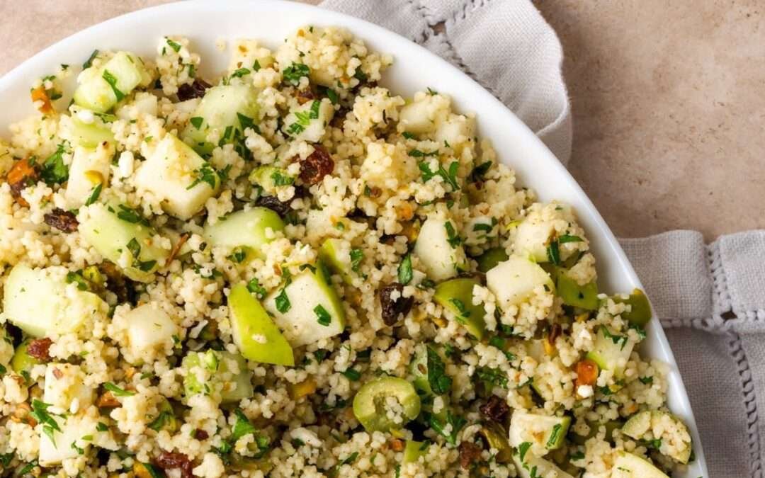 Mediterranean Couscous Salad | Cookies and Cups
