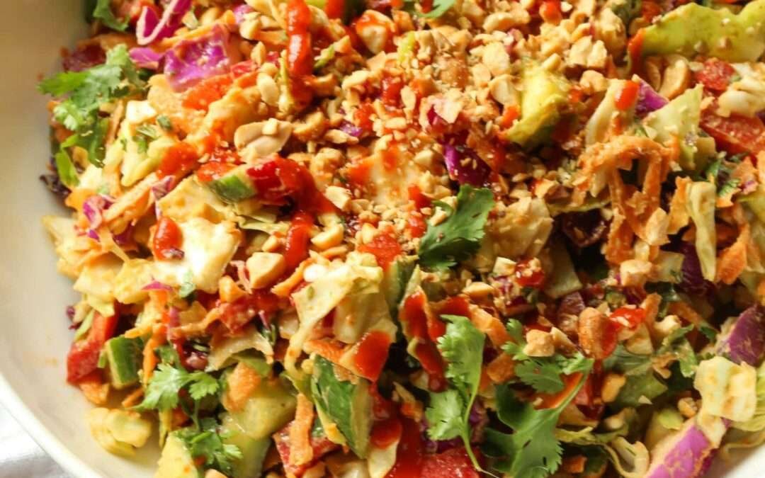 Thai Style Rainbow Crunch Salad