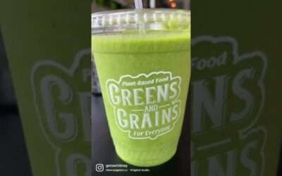 Great Day For A Cool Smoothie From Greens and Grains | Northfield, NJ | Vegan