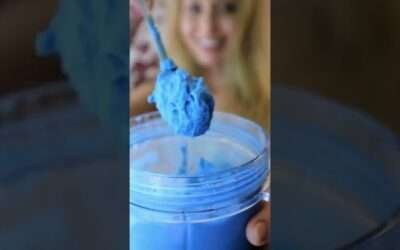 Blue spirulina smoothie recipe #shorts