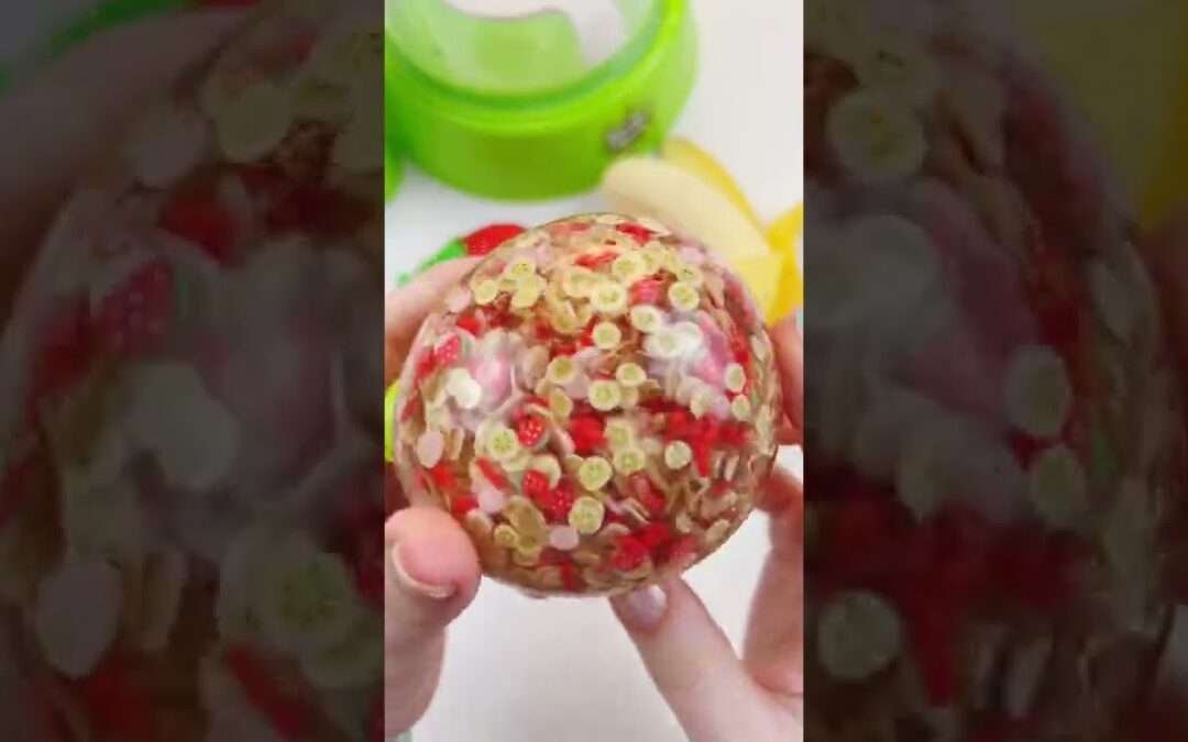 Strawberry Banana Slime Smoothie Squishy