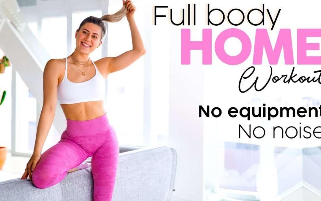 20 MINUTE FULL BODY HOME WORKOUT! No Equipment, No Noise!
