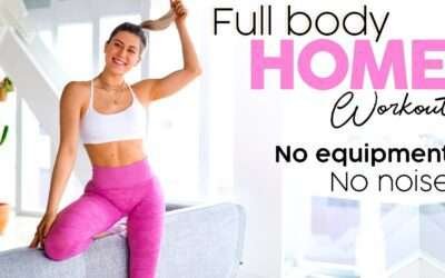 20 MINUTE FULL BODY HOME WORKOUT! No Equipment, No Noise!