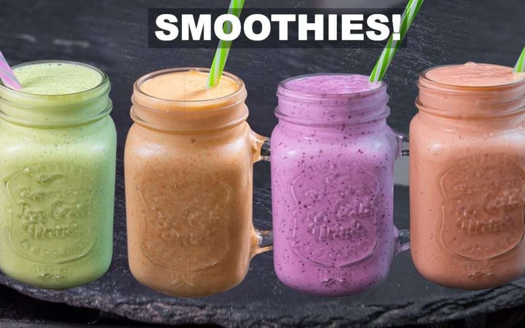 4 Batidos Saludables y Nutritivos para el Desayuno Preparado en 1 Minuto | Abelca