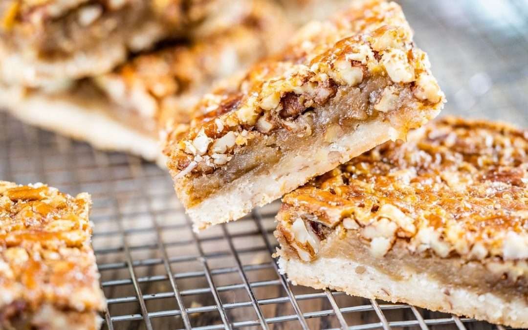 Best Ever Pecan Bars – thestayathomechef.com
