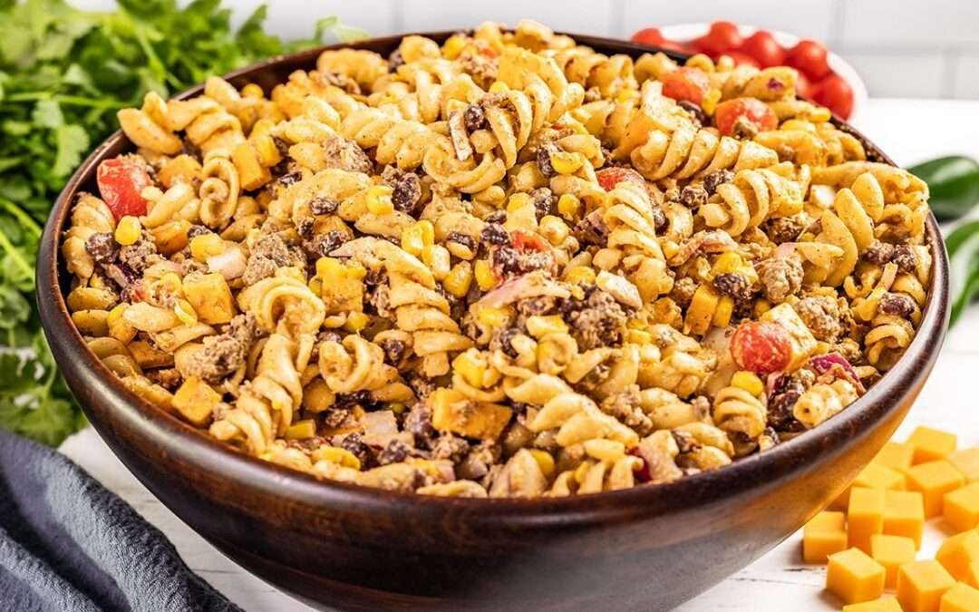 Cowboy Pasta Salad – thestayathomechef.com