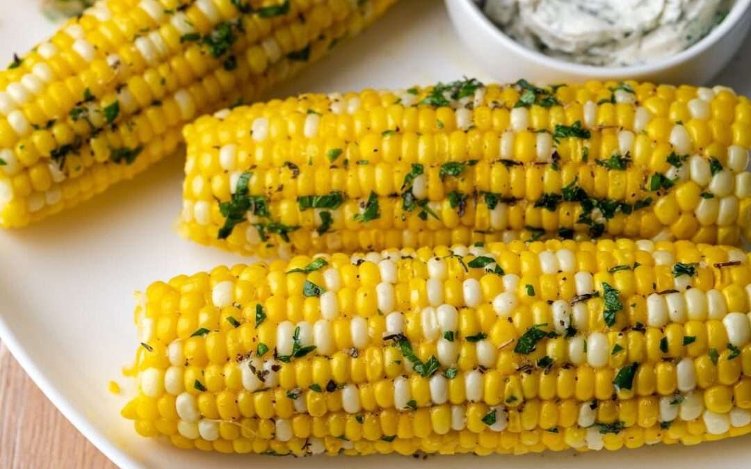 Instant Pot Corn on the Cob with Herb Butter