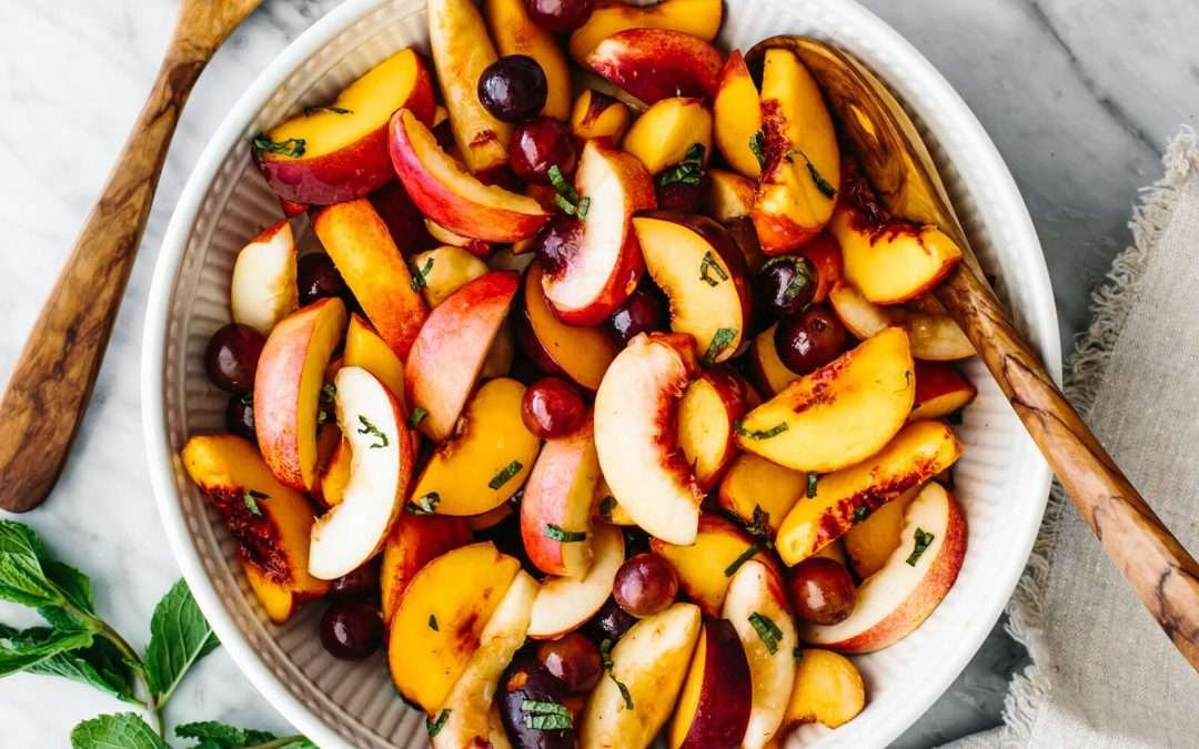 Stone Fruit Salad | Downshiftology