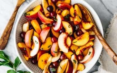 Stone Fruit Salad | Downshiftology