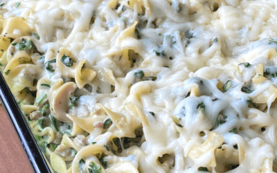 EASY SAUSAGE SPINACH BAKE – The Southern Lady Cooks