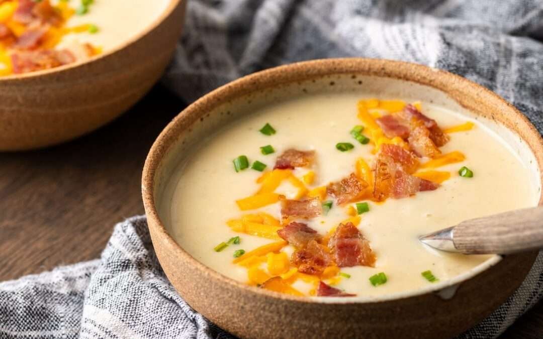 Instant Pot Potato Soup | Cookies and Cups