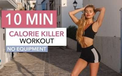 10 MIN CALORIE KILLER / Medium Level – a HIIT workout that won't kill you I Pamela Reif