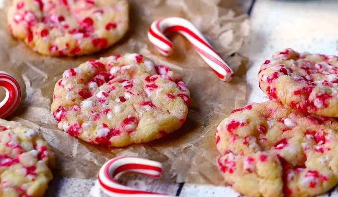Peppermint Sparkle Sugar Cookies – Bowl of Delicious