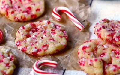 Peppermint Sparkle Sugar Cookies – Bowl of Delicious