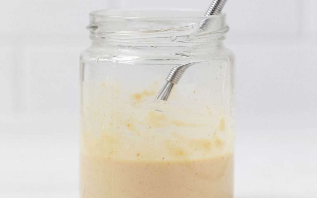 5-Ingredient Dijon Lemon Tahini Dressing