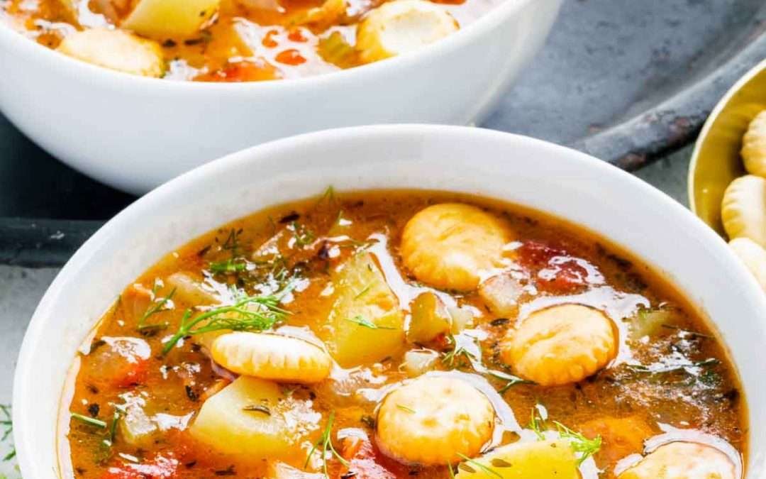 Red Clam Chowder {Manhattan Style}