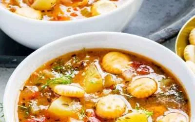 Red Clam Chowder {Manhattan Style}