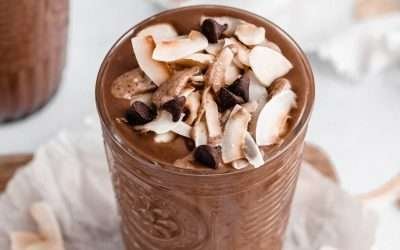 Coconut Chocolate Zucchini Smoothie | Ambitious Kitchen