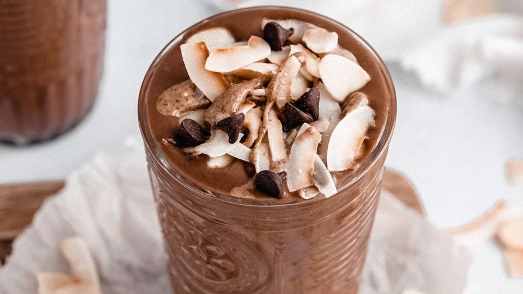 Coconut Chocolate Zucchini Smoothie | Ambitious Kitchen