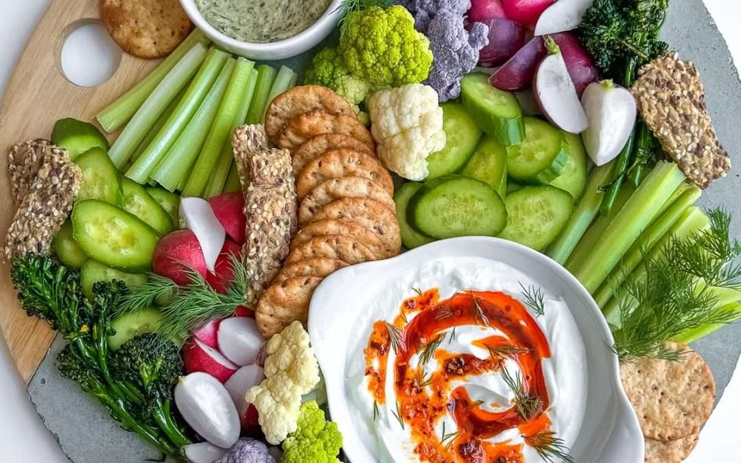How To Make a Colorful Crudites Platter