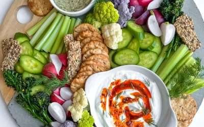 How To Make a Colorful Crudites Platter