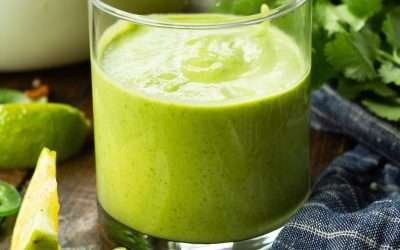Creamy Avocado Cilantro Lime Dressing- Oh Sweet Basil