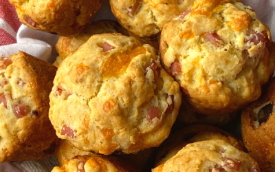 HAM CHEDDAR MUFFINS – The Southern Lady Cooks