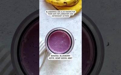 Kefir smoothie for gut health