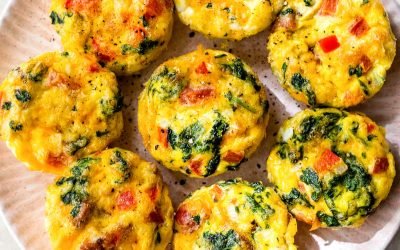 Egg Muffins (Loaded with Veggies, Bacon and Cheese)