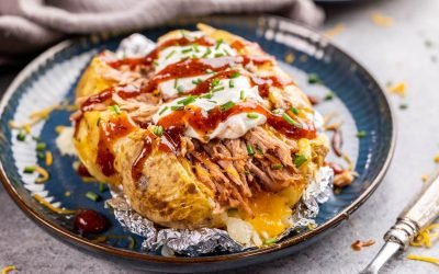 Pulled Pork Loaded Potato – The Stay At Home Chef