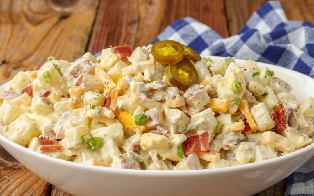 Jalapeno Popper Potato Salad – Barefeet in the Kitchen
