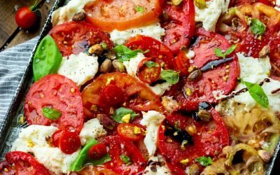 The BEST Caprese Salad with Pistachios