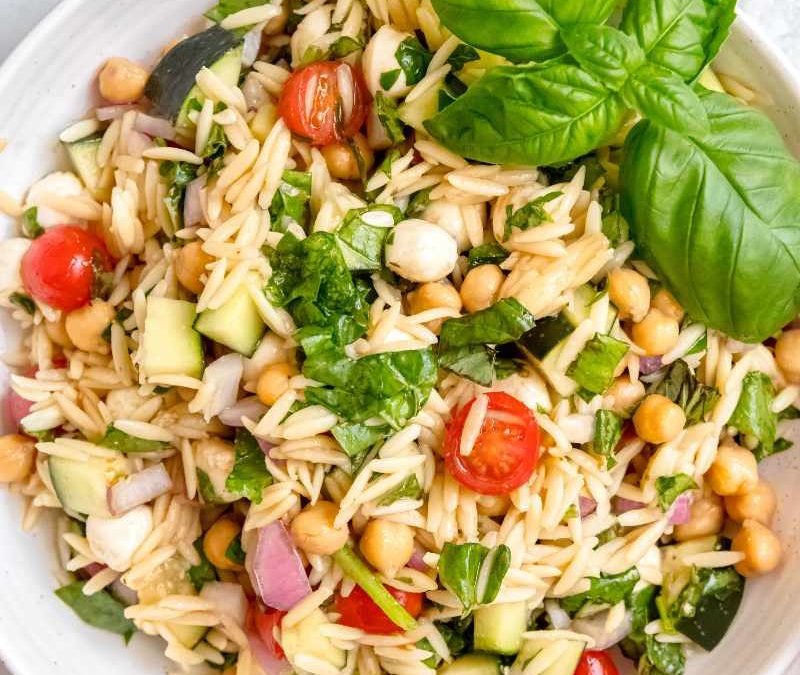 Vegetarian Summer Orzo Salad Recipe