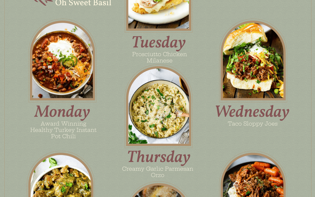 Weekly Menu Plan – Nov. 27 to Dec. 3