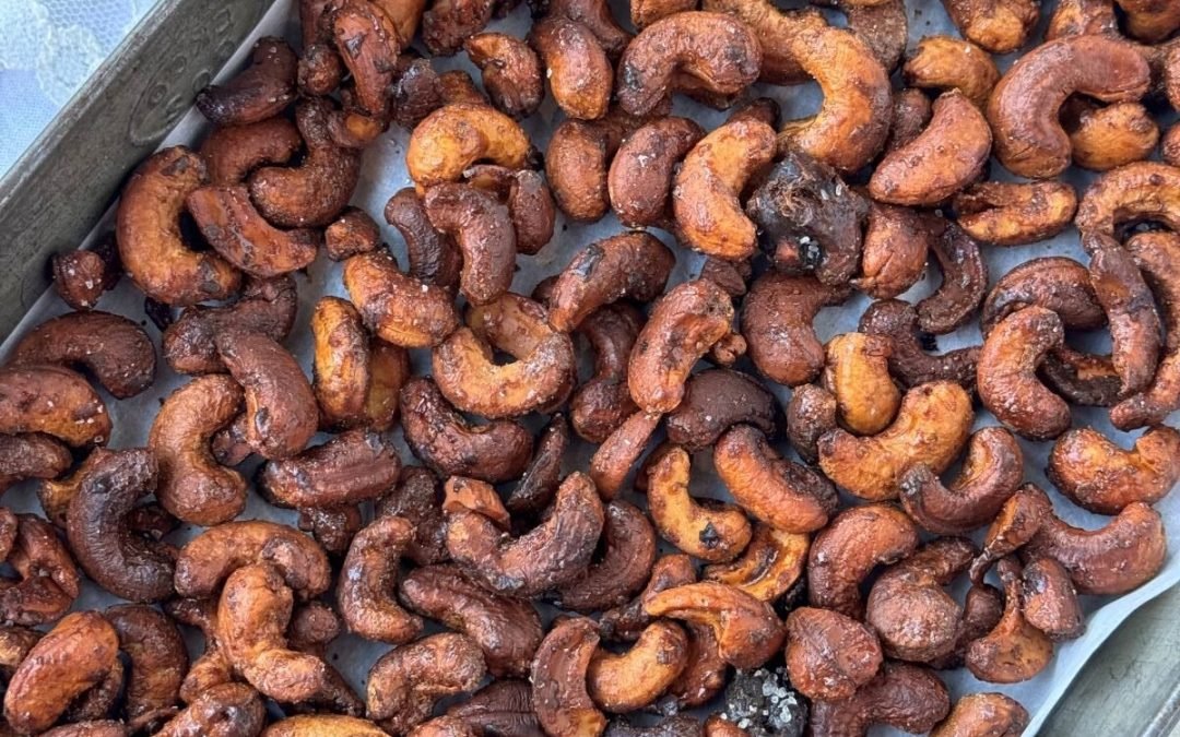 HONEY ROASTED CASHEWS – The Southern Lady Cooks